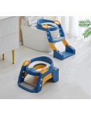 Детска седалка гърне адаптер за тоалетна чиния със стълбичка